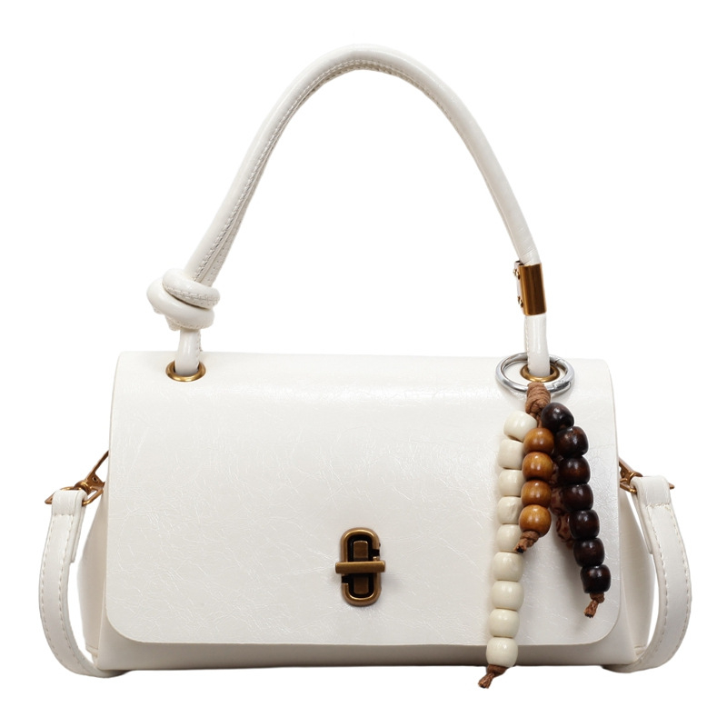 Ženska crossbody torbica od glatke kože s voskom – blistav dojam, gradski stil, svakodnevna upotreba, srednje veličine