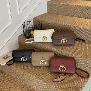 Ženska crossbody torba – PU, vertikalno kvadratni oblik, zatvarač, džep za telefon, poliester podstava
