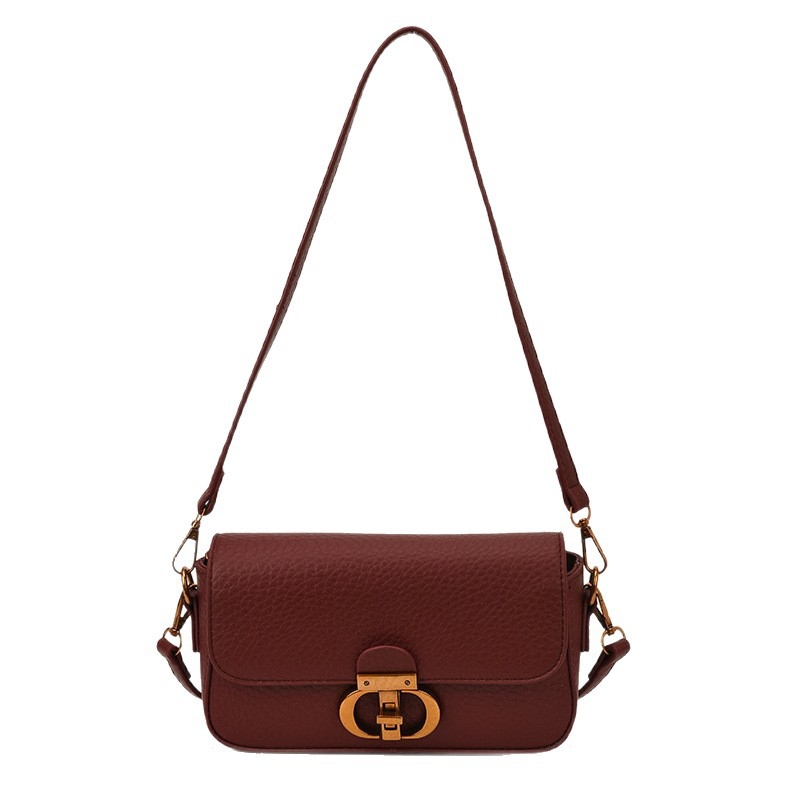 Ženska crossbody torba – PU, vertikalno kvadratni oblik, zatvarač, džep za telefon, poliester podstava