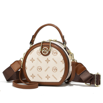 PU rankinė per petį — vertikalios kvadrato formos, užtrauktukas uždarymas, PU įdėklas, vidinė kišenė su užtrauktuku, trys peties dirželiai, miesto paprastas stilius