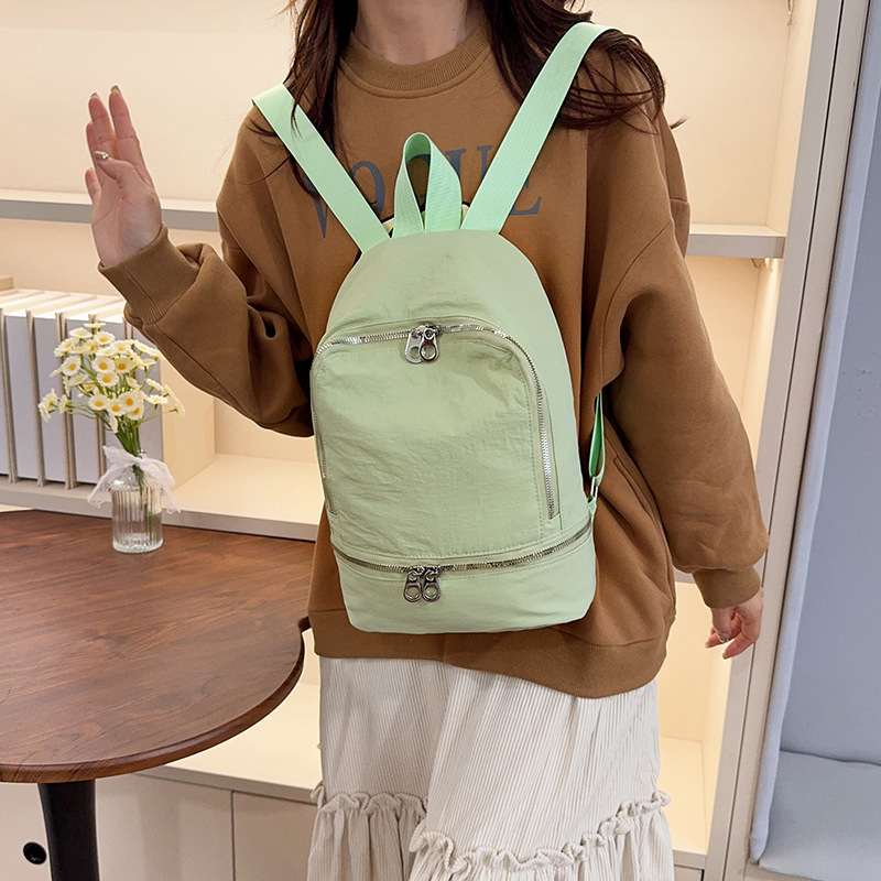 Mugursoma, Korejas stilā ultra viegla, nylons, ietilpība zem 20 l, elpojoša, sievietēm