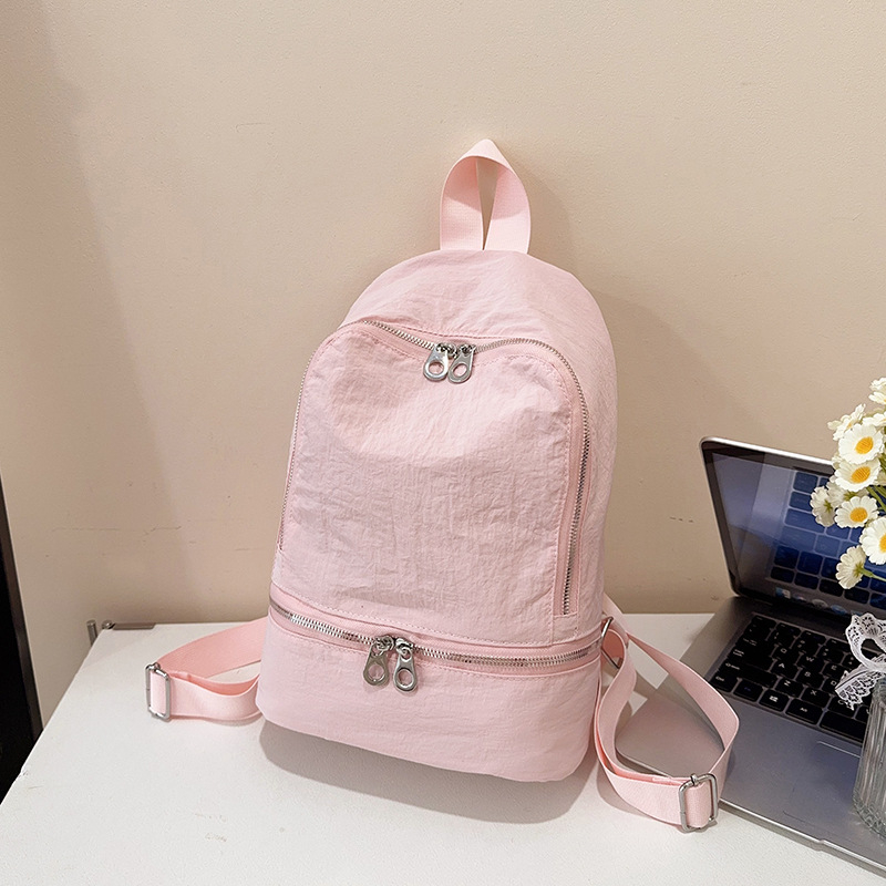 Mugursoma, Korejas stilā ultra viegla, nylons, ietilpība zem 20 l, elpojoša, sievietēm