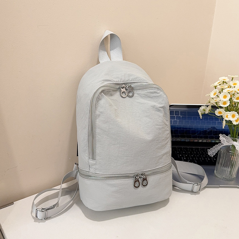 Mugursoma, Korejas stilā ultra viegla, nylons, ietilpība zem 20 l, elpojoša, sievietēm