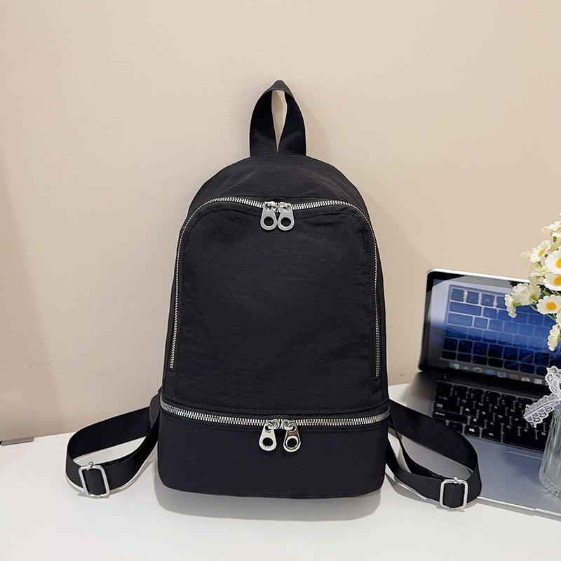 Mugursoma, Korejas stilā ultra viegla, nylons, ietilpība zem 20 l, elpojoša, sievietēm