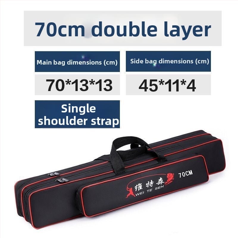 Geantă pentru echipamente de pescuit și geantă pentru undițe — depozitare multifuncțională, material PVC, neimpermeabilă