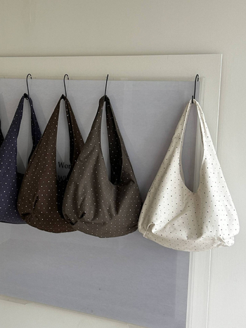 Τσάντα ώμου - Αστικός μινιμαλισμός, ύφασμα, μαγνητικό κούμπωμα, με μια ιμάντα, για χαλάρωση και ταξίδια