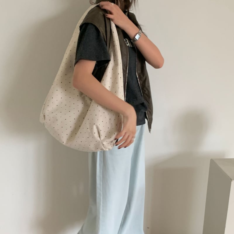 Τσάντα ώμου - Αστικός μινιμαλισμός, ύφασμα, μαγνητικό κούμπωμα, με μια ιμάντα, για χαλάρωση και ταξίδια