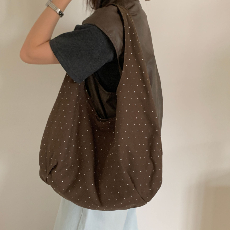 Τσάντα ώμου - Αστικός μινιμαλισμός, ύφασμα, μαγνητικό κούμπωμα, με μια ιμάντα, για χαλάρωση και ταξίδια