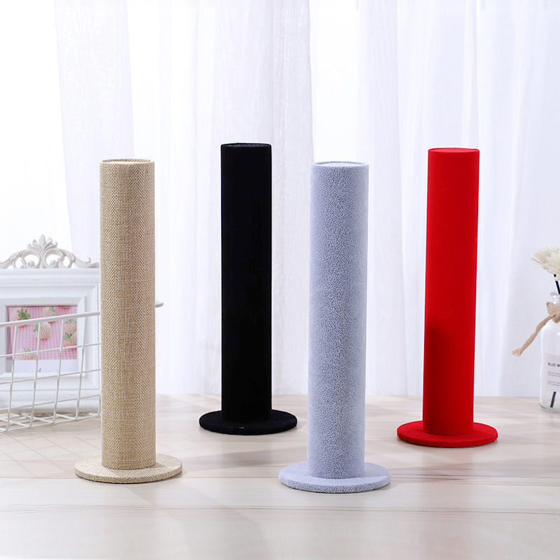 Raft de bijuterii cu husă velur, țeavă PVC + flanelă, stil Chaotianzhu, marcă Jian Cheng