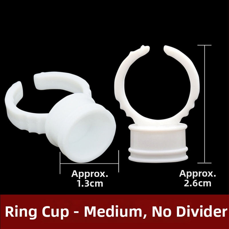 Λευκό κυπελλάκι από σκληρό πλαστικό για επεκτάσεις βλεφαρίδων, μεγάλο μέγεθος, με διαχωριστικό μοτίβο (Προέλευση: Γκουαντζού; Μάρκα: Άλλο; Κατάλληλο για: Γενικό; Εισαγωγή: Όχι; Ιδιωτικές ετικέτες: Όχι)