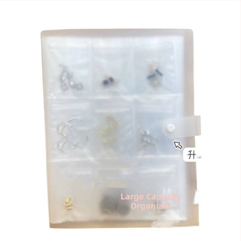 Мека чанта за съхранение на бижута — модерен минималистичен стил, запечатан джоб, организатор за обици, гривни и фиби, възможност за персонализация