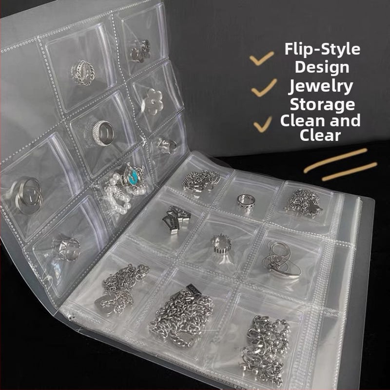 Мека чанта за съхранение на бижута — модерен минималистичен стил, запечатан джоб, организатор за обици, гривни и фиби, възможност за персонализация