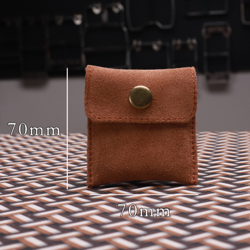 Чанта за бижута от кожа с връзка и закопчалка, casual стил, персонализирана шарка