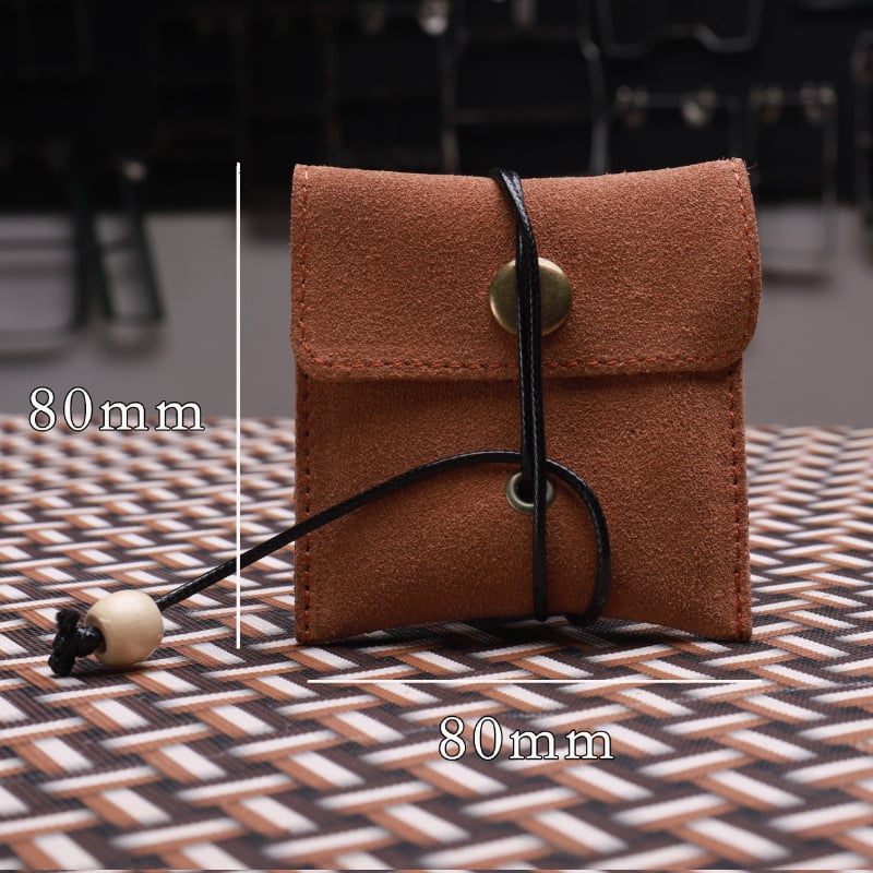 Чанта за бижута от кожа с връзка и закопчалка, casual стил, персонализирана шарка