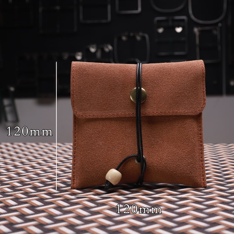 Чанта за бижута от кожа с връзка и закопчалка, casual стил, персонализирана шарка