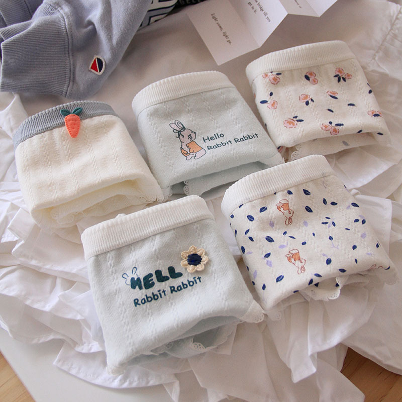 Slips din bumbac pentru femei, talie medie, căptușeală din bumbac, 90–95% bumbac, țesătură 40s