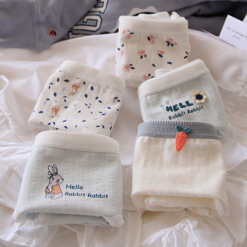 Slips din bumbac pentru femei, talie medie, căptușeală din bumbac, 90–95% bumbac, țesătură 40s