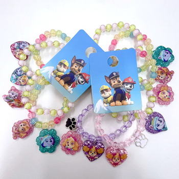 Детски комплект ръчен накит от смола – пластмасов материал, карикатурен дизайн, ръчен накит, лято 2025