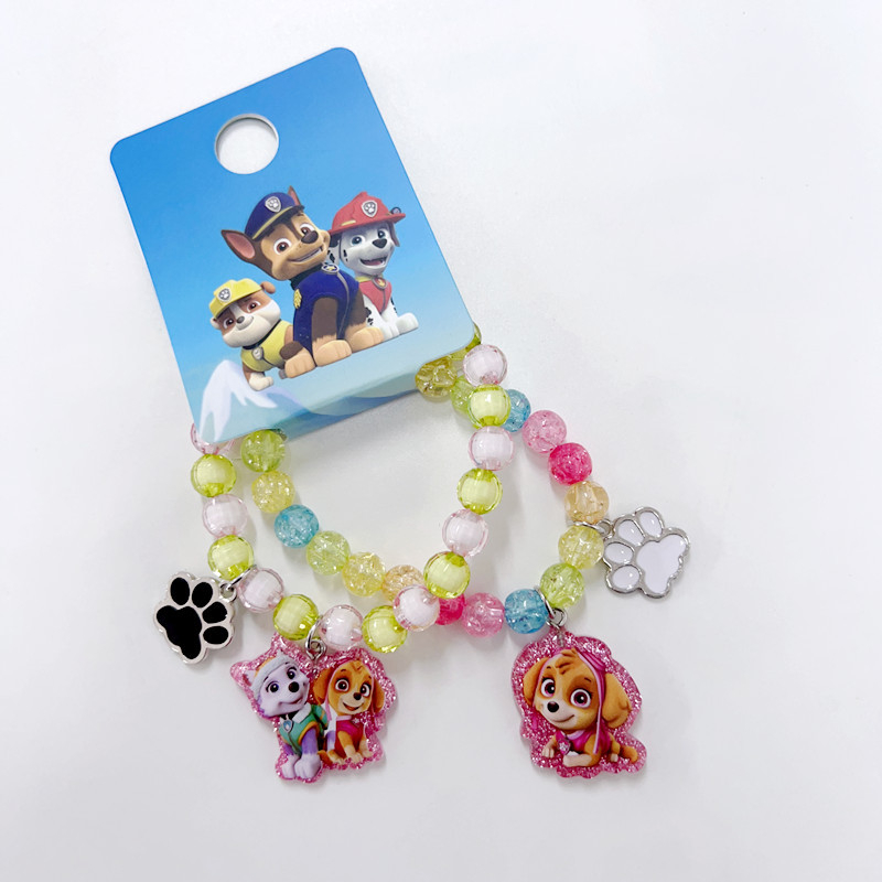 Детски комплект ръчен накит от смола – пластмасов материал, карикатурен дизайн, ръчен накит, лято 2025