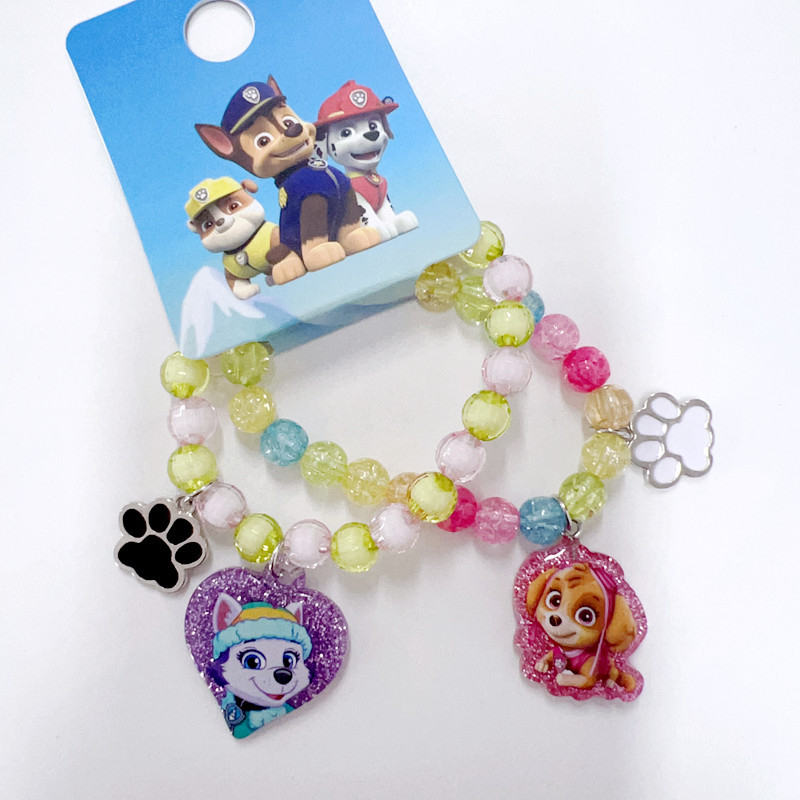 Детски комплект ръчен накит от смола – пластмасов материал, карикатурен дизайн, ръчен накит, лято 2025