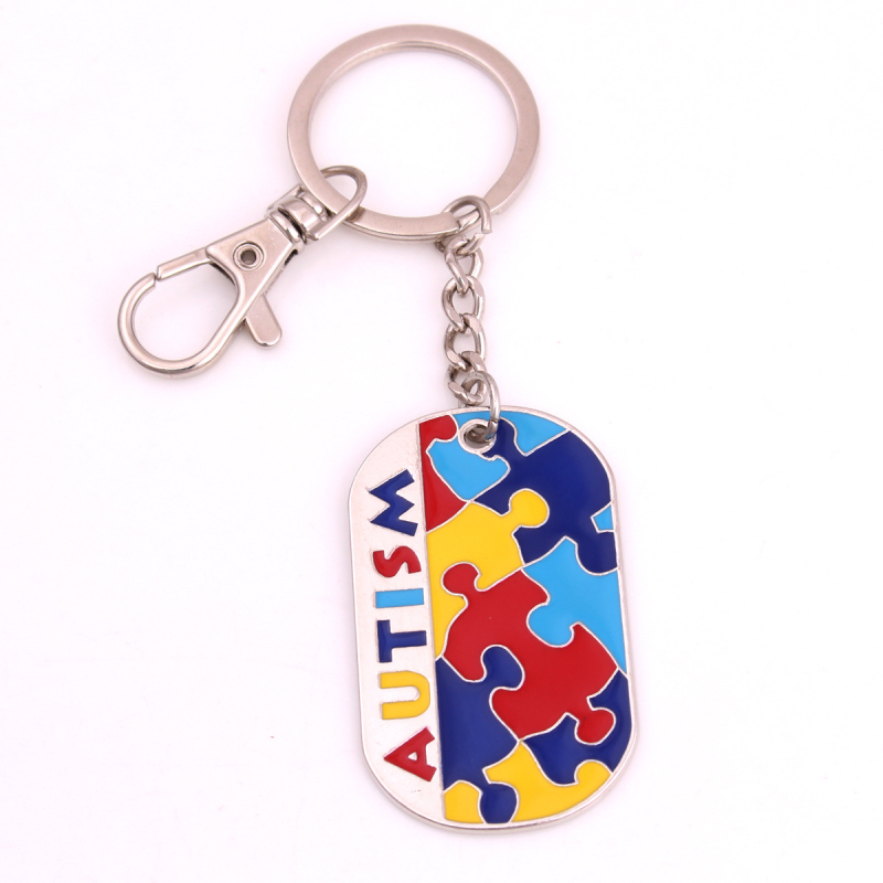Puzzle identifikacijska ogrlica, legura, kuglični lanac, geometrijski privjesak, unisex, prilagodljivo