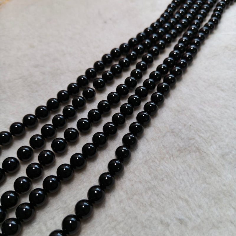 7A+ achát gyöngyök, kör alakú, csiszolás és polírozás, nemes mintázat