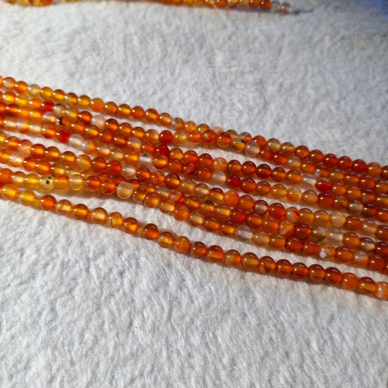 7A+ achát gyöngyök, kör alakú, csiszolás és polírozás, nemes mintázat