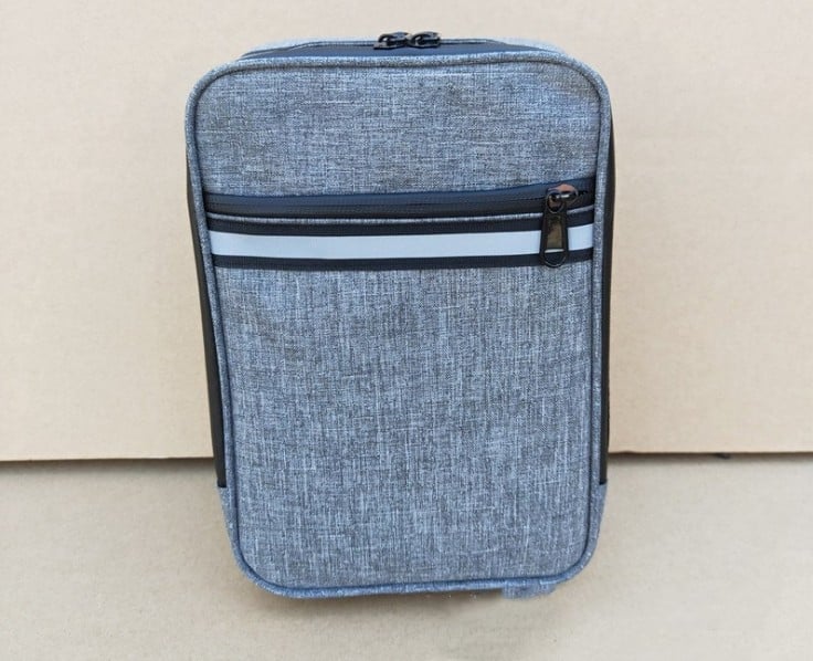 Sac pentru portbagajul bicicletei, 6L, impermeabil, poliester, model N577, căptușit