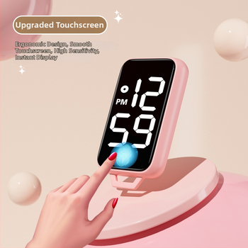 Ρολόι-κλειδοθήκη καρτών με τετράγωνο καντράν – ηλεκτρονικός μηχανισμός, αριθμητική ένδειξη, αδιάβροχο έως 10 μ