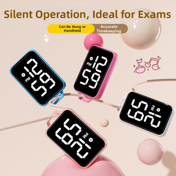 Ρολόι-κλειδοθήκη καρτών με τετράγωνο καντράν – ηλεκτρονικός μηχανισμός, αριθμητική ένδειξη, αδιάβροχο έως 10 μ