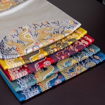 Трапезна пътека за маса за дневната – Нов китайски стил, полиестер 50/50 бленд, серия Китайски стил