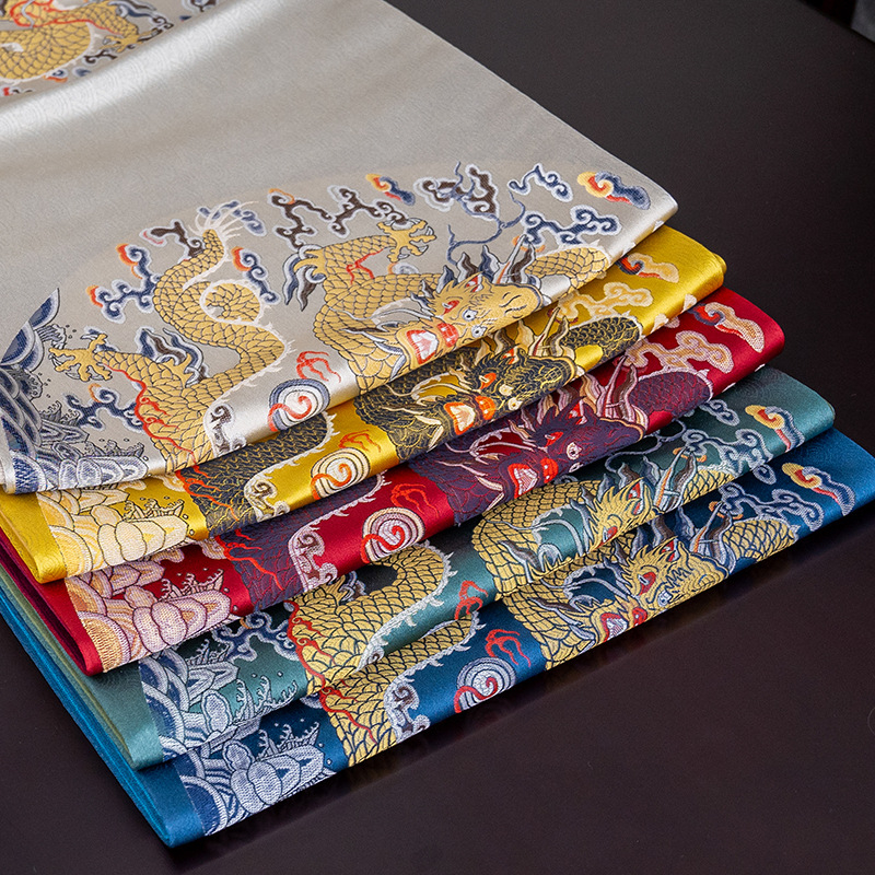 Трапезна пътека за маса за дневната – Нов китайски стил, полиестер 50/50 бленд, серия Китайски стил