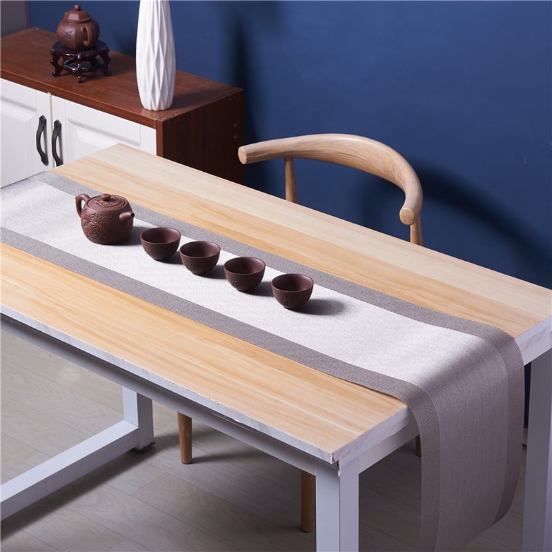 PVC подложка за маса, 70% PVC + 30% полиестер, 178 g, едноцветна, японски стил, персонализиране по заявка