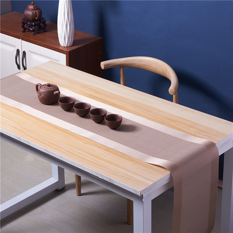 PVC подложка за маса, 70% PVC + 30% полиестер, 178 g, едноцветна, японски стил, персонализиране по заявка