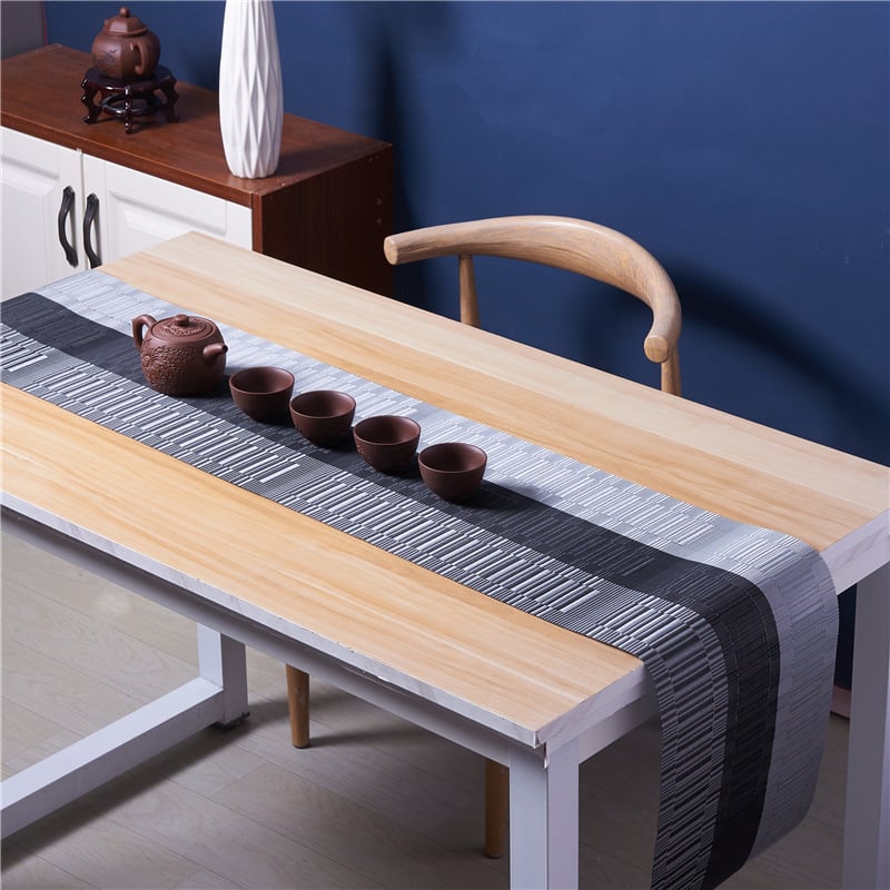 PVC подложка за маса, 70% PVC + 30% полиестер, 178 g, едноцветна, японски стил, персонализиране по заявка