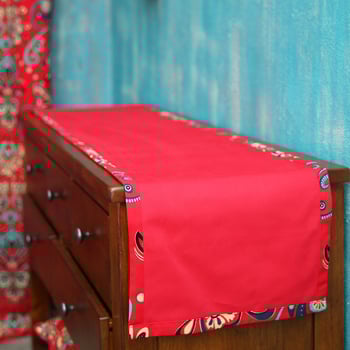 Hanshang пътека за маса в китайски стил, празничен памучен дизайн, персонализируема декорация за маса или край на леглото