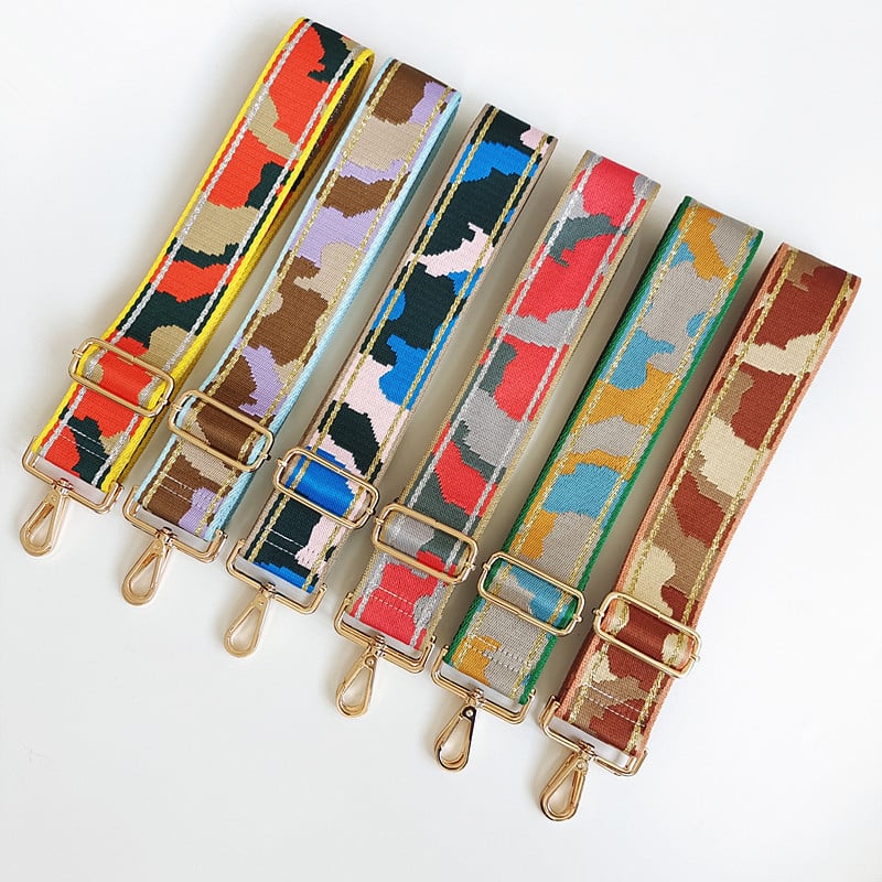 Πολυεστερικός ιμάντας ώμου για τσάντες Langrong, Ριγέ σχέδιο, Ανοχή στη φθορά, Μειώνει το φορτίο, Καλοκαίρι 2024