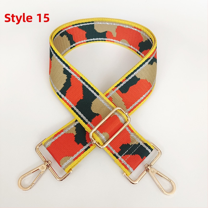 Полиестерна презрамка за чанти Langrong, райета, износоустойчива, намалява натоварването, лято 2024