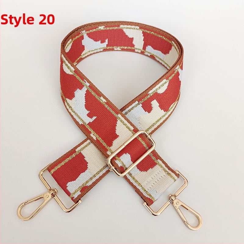 Полиестерна презрамка за чанти Langrong, райета, износоустойчива, намалява натоварването, лято 2024