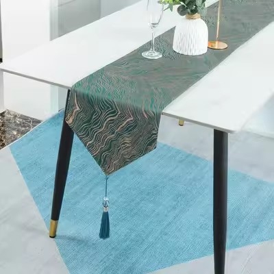 Table Runner за маса: 90% полиестер, пейзажен принт, модерен стил, за спалня