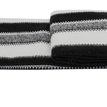 Voodiäärne jooksja – triibud, vill, moodne minimalism, hotellikvaliteet, premium