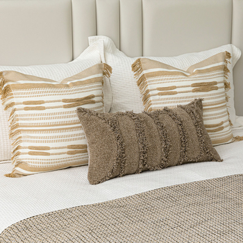 Mitmekomponentne voodipesukomplekt triibulise mustriga, hotellide kasutamiseks, lihtne stiil, premium kvaliteet