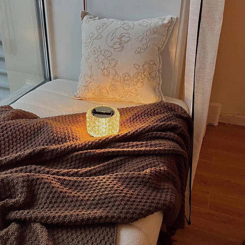 Nordijski stil pleteni deka za kauč, pamuk materijal, jednobojni uzorak, pogodna za proljeće i jesen