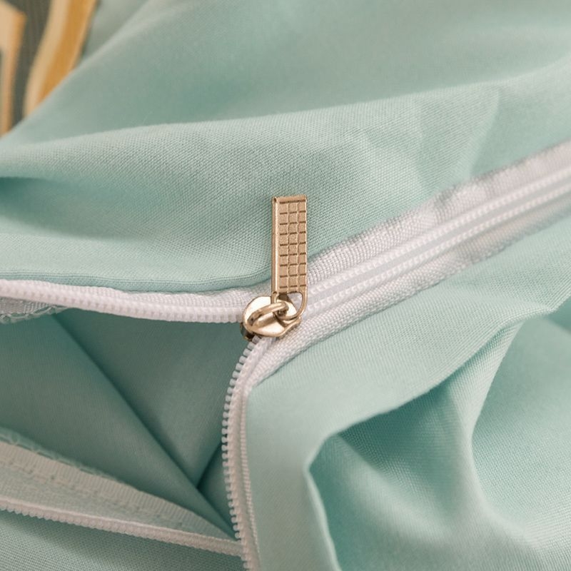 Τετράμερο σετ καλύμματος κρεβατιού ομορφιάς από πολυεστέρα, ελαφρύς πολυτελής αίσθηση, αντιολισθητικό, κατάλληλο για κρεβάτια μασάζ σε σπα, με reactive εκτύπωση και βαφή.