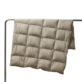 Down šal-ćebe s punom bijelog gusjeg perja/bijelog patka perja, 280 g, zima, jedne boje