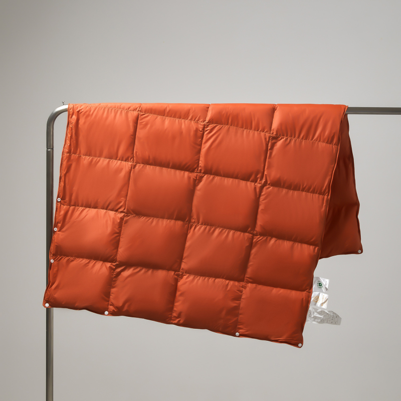 Down šal-ćebe s punom bijelog gusjeg perja/bijelog patka perja, 280 g, zima, jedne boje