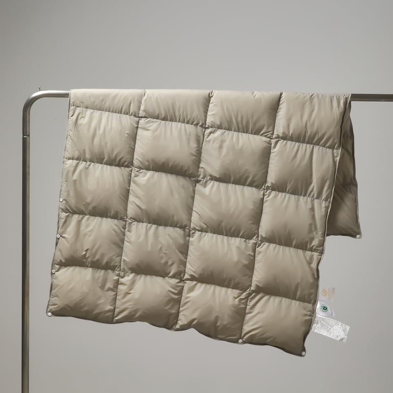 Down šal-ćebe s punom bijelog gusjeg perja/bijelog patka perja, 280 g, zima, jedne boje