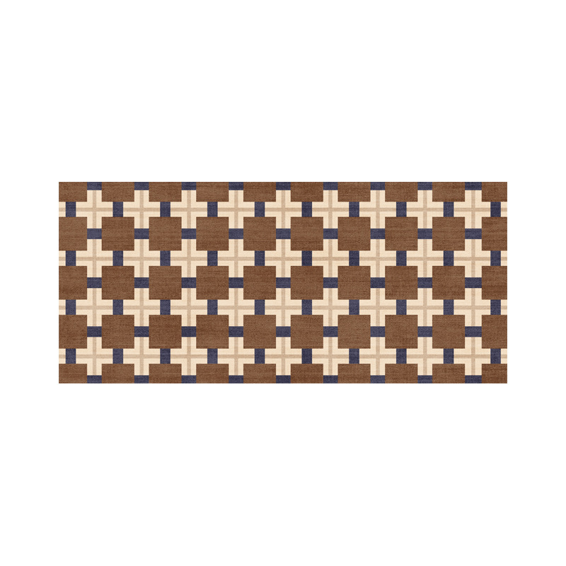 Килим за крак до леглото – квадратна форма, геометричен модел, материал: Mousse, стил: модерен и минималистичен, пространство: спалня