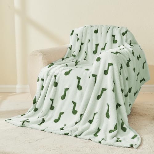 Flaneli pokrivač s 3D glazbenim uzorkom, poliester tkanina, za proljeće i jesen