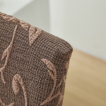 Jacquard navlaka za hotelsku stolicu, elastična, jednovrstan dizajn sa suknjom, komplet navlaka